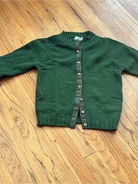 Vintage Kids Knit Button Cardigan